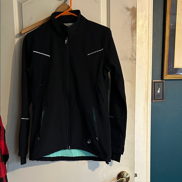 Women's Black Running Soft Shell Jacket - Picture 1 of 7